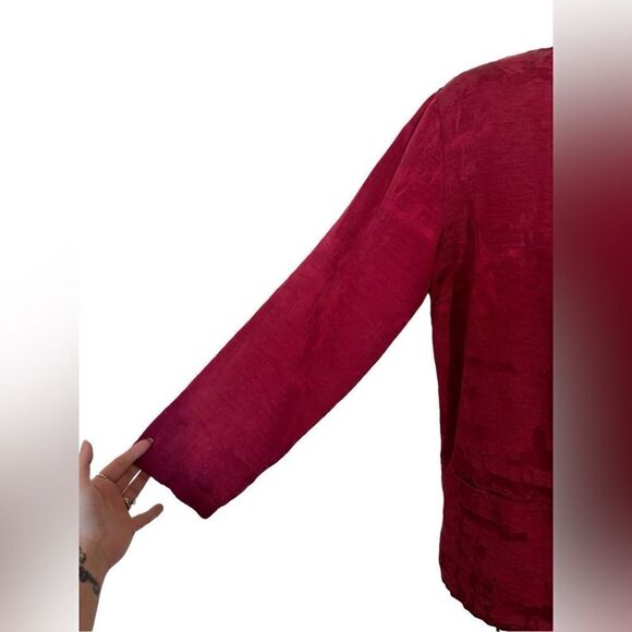 Vintage Chico’s Silk & Linen Blend Button Down - Picture 7 of 9